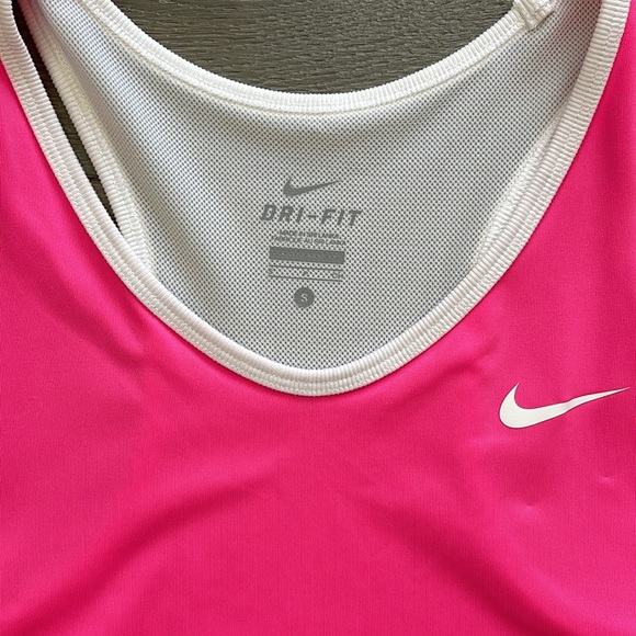 Nike Dri-Fit Racerback Neon Pink Tank-Small - Picture 2 of 5